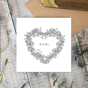 Cards: Live Wires Card - Mr & Mrs - Wedding Card