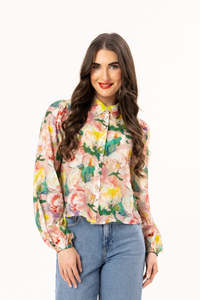 Leila Luca: Leila + Luca Valentina Blouse - Floral Rhapsody