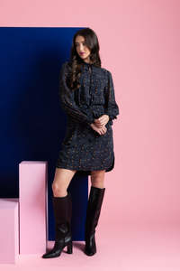 Leila + Luca  Honey Dress - Navy Dream