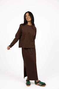 Humidity Lifestyle: Humidity Banter Skirt - Chocolate