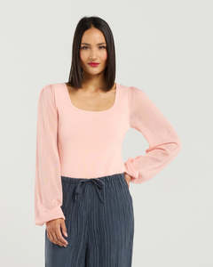 Et Alia Lucy Top - Blush