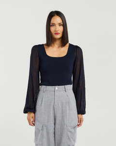 Et Alia Lucy Top - Ink