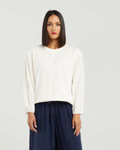 Et Alia: Et Alia Sienna Top - Blanc Pleat