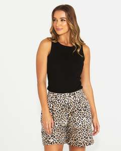 Sass Noah Rib Tank - Black