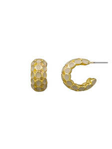 TT - Ivory Audrey Hoop Earrings