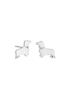 TT - Silver Bowie Stud Earrings