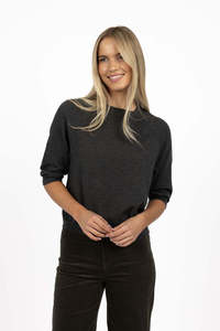 Humidity Grace Top - Charcoal
