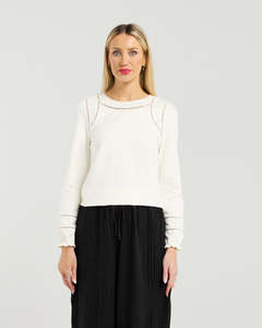 Et Alia: Et Alia Odette Top - White