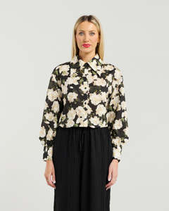 Et Alia: Et Alia Margo Shirt - Midnight Meadow