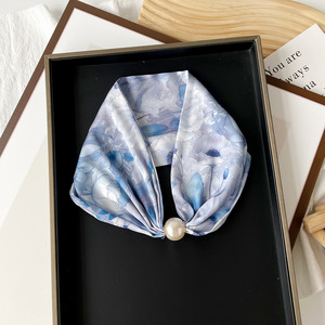 Fresh Accessories Neck Scarf - Pearl Blue Meadows