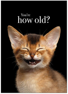 Affirmations Card - You're how old?