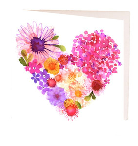 TT Floral Heart Card
