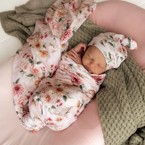 Snuggle Hunny Organic Muslin Birds & Blooms