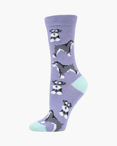Bamboozld Womans Socks - Schnauzer (size 2 - 8)