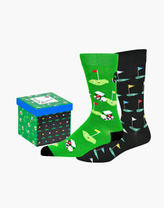 Bamboozld Mens Socks - The Green Golf 2 pack