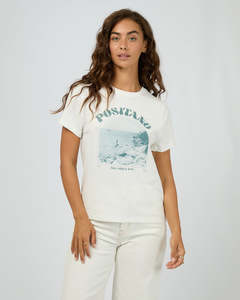 40 Rack: All About Eve Positano Regular Tee - Vintage White