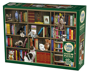 Logical Kitty Librarians 1000 Piece Puzzle