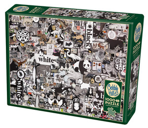 Logical Black & White: Animals Puzzle 1000 piece