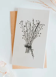 Cards: TS with Love Rectangle Card - Bouquet