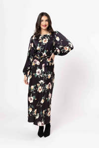 Leila Luca: Leila + Luca Monaco Dress - Ink Bloom