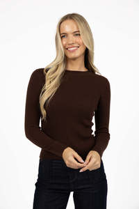 Clearance Clothing: Humidity Tempo Top - Chocolate