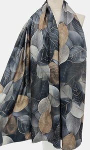Frontier: Frontier Scarf Autumn Leaves Greys