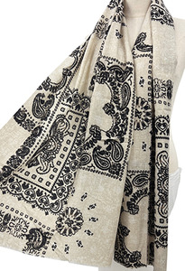 Frontier: Frontier Scarf - B/W Stencil