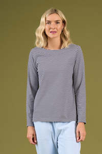 Charlie Jane: Charlie Jane Moana Top - Midnight Stripe
