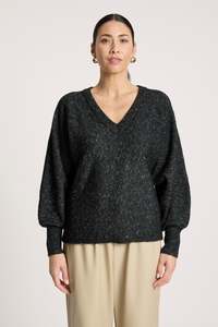 70 Rack: Eb & Ive Zarda Jumper - Black