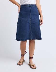 70 Rack: Foxwood Copenhagen Skirt - Mid Blue
