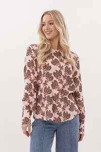 99 Rack: Mi Moso Finley Top - Blush Baroque