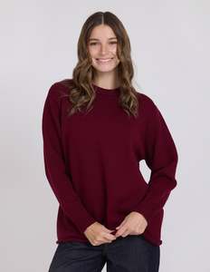 Clearance Clothing: Stella + Gemma Bea Knit - Plum Noir