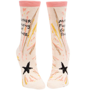 Gifts For Her: Melric Womens Novelty Socks -Mfing Girl Power