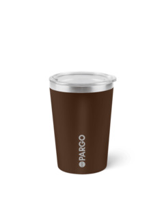 Pargo 12oz Insulated Coffee Cup - Chocolate Brown