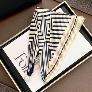 Fresh Accessories Neck Scarf - Pearl Geo Navy