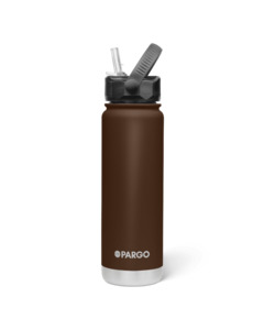 Homeware: Pargo 750ml Drink Bottle - Chocolate Brown