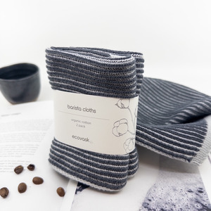 ecovask Barista Cloths 2pk - Graphite