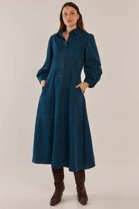 Betty Basics Sale: Betty Basics Detroit Dress - Dark Vintage Wash