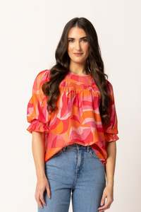 Seeking Lola Noble Top - Tropical Punch