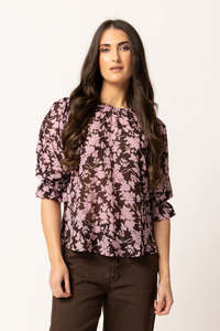 Clearance Clothing: Seeking Lola Magnificent Top - Lilac Whisper