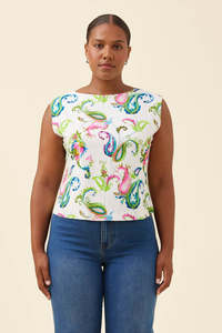 Isle Of Mine: Isle of Mine Anita Tank - Paisley