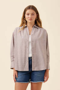 Isle of Mine Lyndell Shirt - Taupe