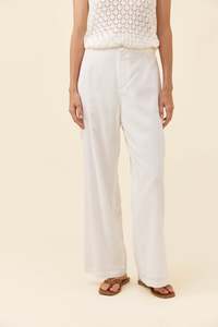 Isle of Mine Frances Pant - White