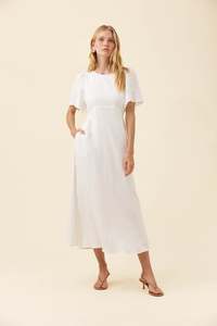 Isle of Mine Anita Maxi Dress - White
