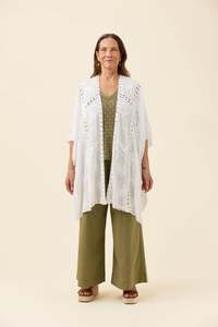 Isle of Mine Elodie Cape - White
