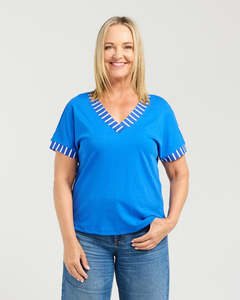 Seduce Cora Top - Blue
