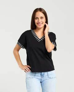 Seduce Cora Top - Black