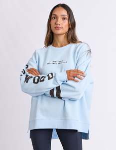 Foxwood Origin Crew - Light Blue & Coffee