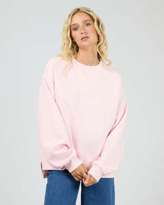 All About Eve Aae Washed Box Crew - Light Pink