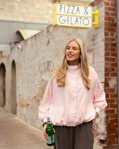 Foxwood Lune Bomber Jacket - Ballerina Pink